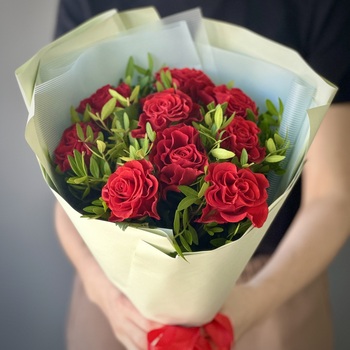 Букет из алых роз Эль Торо